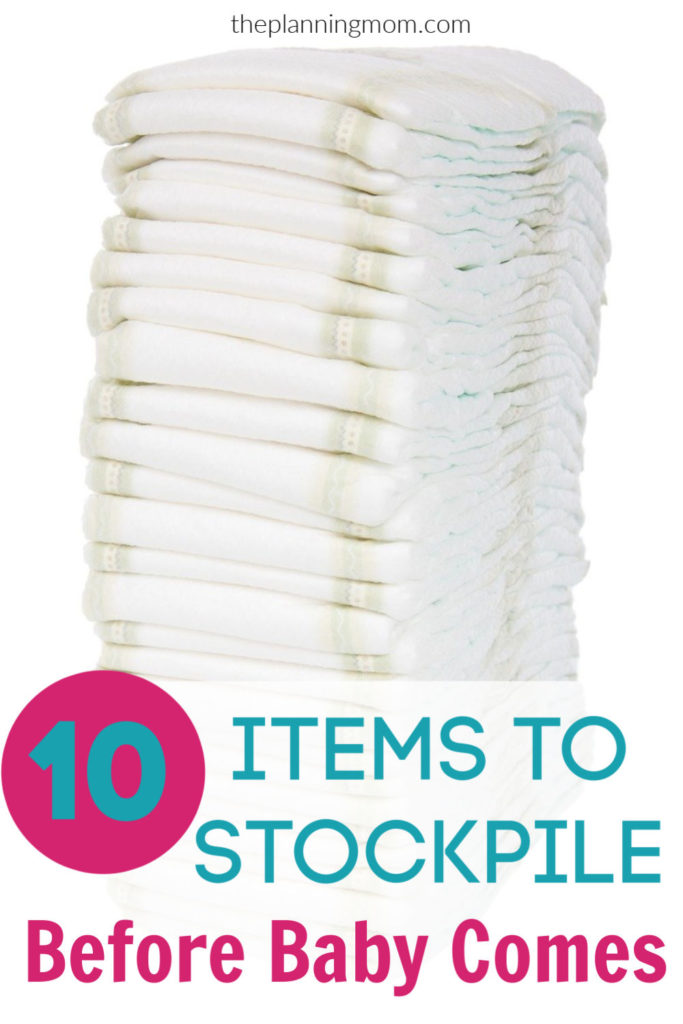 items to stockpile before baby comes, how to prepare for a baby, getting ready for a baby, what to buy for a baby