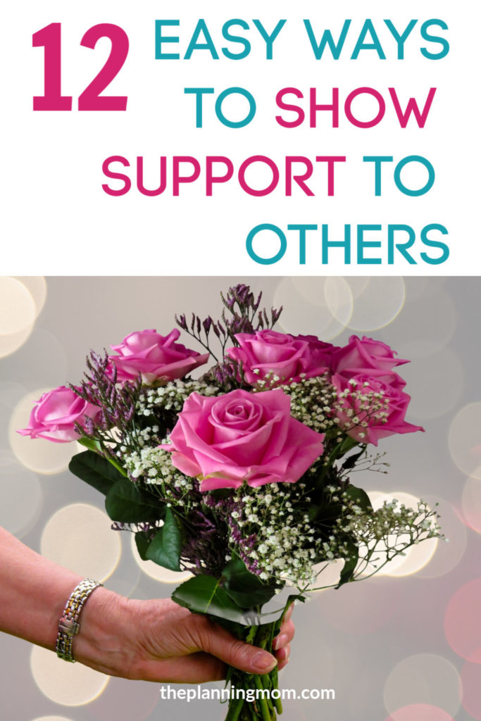 easy ways to show support to others, how to help someone struggling, tips to support someone in need