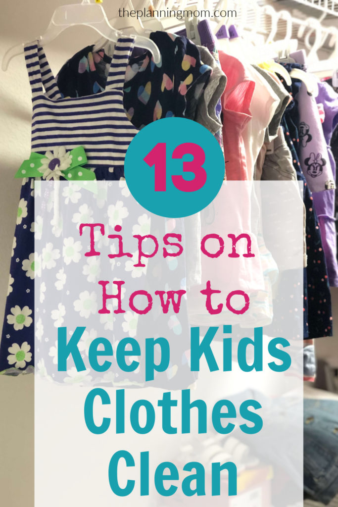 how to clean kids clothes, keep kids clothes clean, keep children's clothes looking brand new