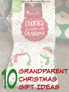 Great grandparent Christmas gift ideas when shopping on a budget