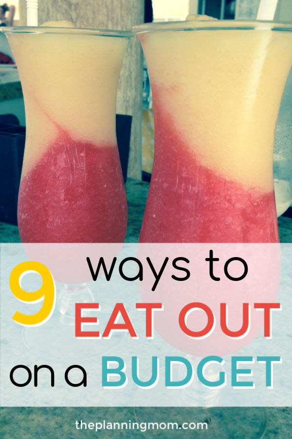 how to eat out for cheap, best ways to save money eating out, restaurant hacks