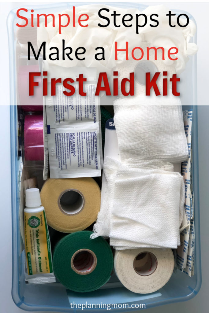 making a first aid aid, what to have in a first aid kit, first aid tips