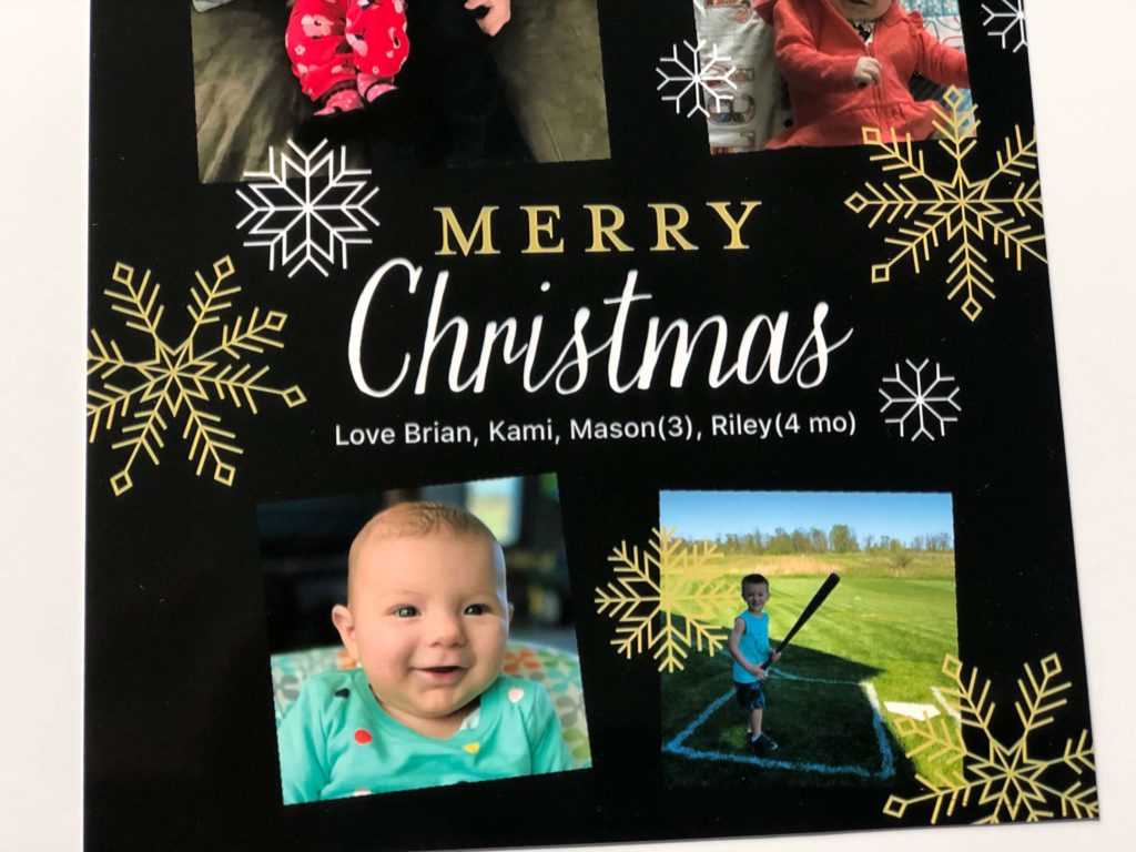 Create and Send a holiday photo card, tips for making a holiday photo card, how to make a holiday photo card