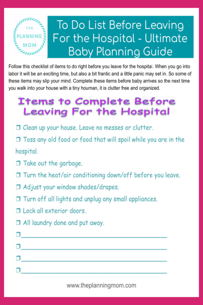 how to prepare for a baby, baby checklist, baby planning guide, what to do to prepare for a baby