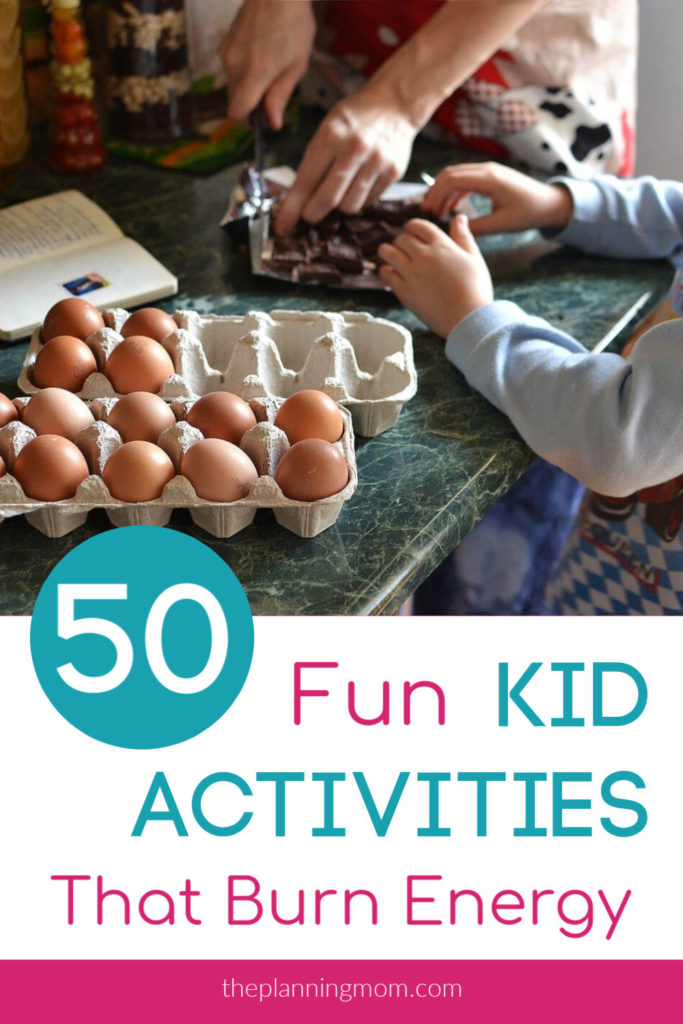 kid activities that burn energy, fun and easy kid activities, quarantine activities, homeschool quarantine, cheap kid activities