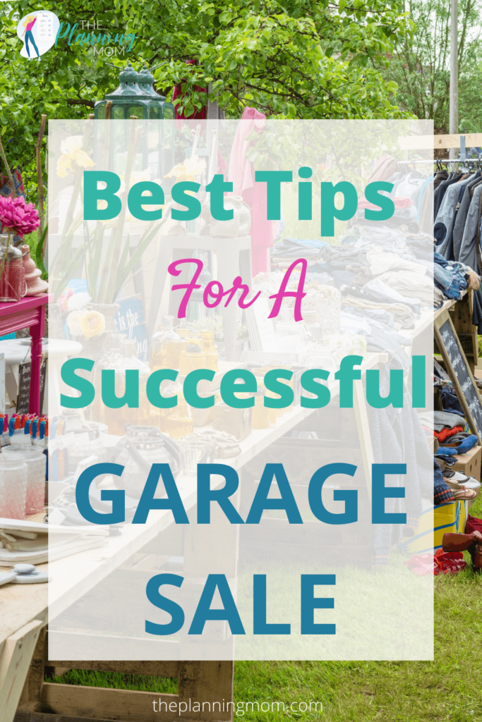 best tips for profitable garage sale, step by step garage sale set up guide, successful garage sale tips