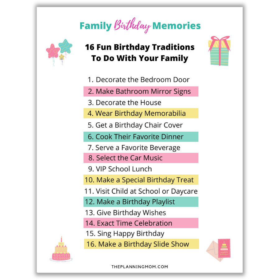 Birthday treat ideas for kids, fun and easy birthday treat ideas, what to do for a birthday treat