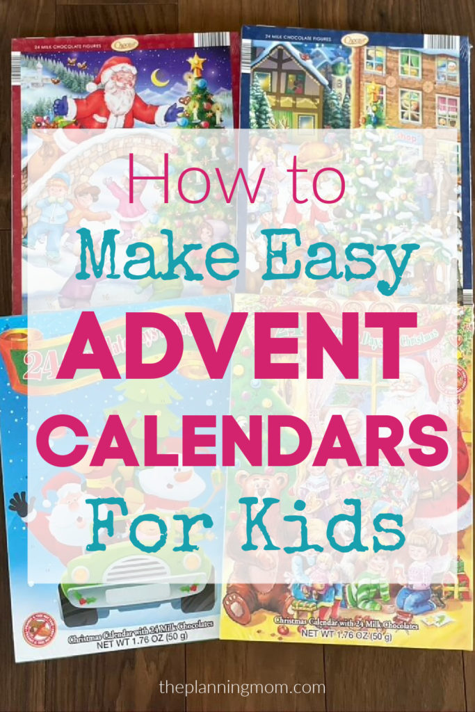 Cheap advent calendars, Christmas countdown calendar for kids, fun Christmas activities for kids in December