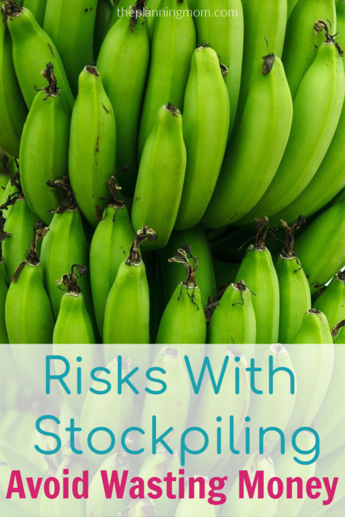 Risks with stockpiling - avoid wasting money, stockpiling risks, how to save money stockpiling