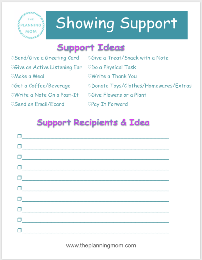 ways to show support to others, how to support people in need, how to help others struggling
