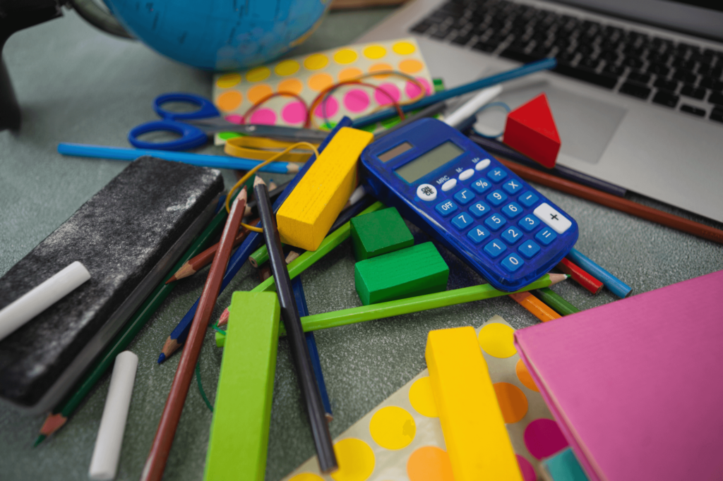 tips for organizing school supplies, what to do with leftover school supplies, how to clean out kids' backpacks at the end of the year